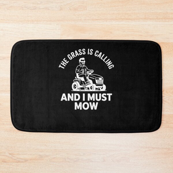 Item preview, The Grass Is Calling I Must Mow Lawnmower Rider designed and sold by snowry.