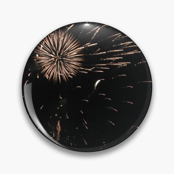 Item preview, Golden Fireworks Bursts Illuminate Night Sky During Festive Celebration and Holiday Firework Display designed and sold by Nmallia.