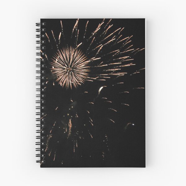 Item preview, Golden Fireworks Bursts Illuminate Night Sky During Festive Celebration and Holiday Firework Display designed and sold by Nmallia.