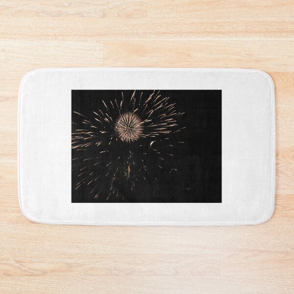 Item preview, Golden Fireworks Bursts Illuminate Night Sky During Festive Celebration and Holiday Firework Display designed and sold by Nmallia.