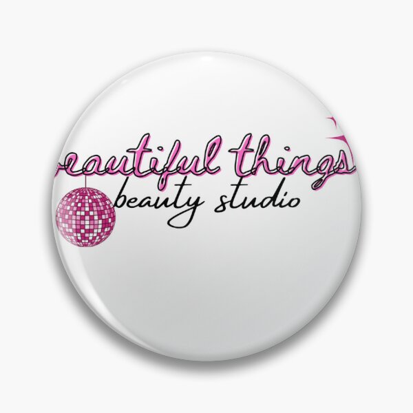 Item preview, Beautiful Things Beauty Studio Sticker designed and sold by The Pastel Pencil.