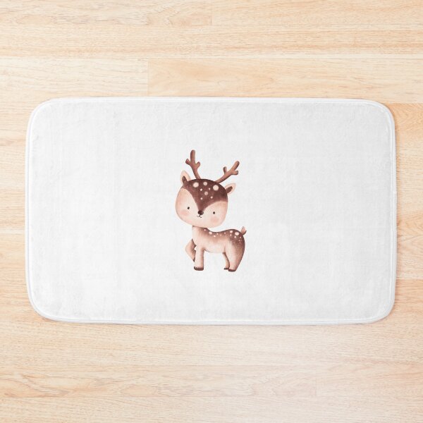 Item preview, Woodland Deer in Spring Nature - Adorable Forest Fawn Watercolor Gift designed and sold by FuzionRaptor.