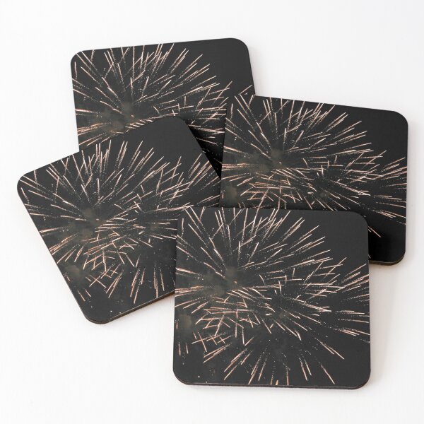 Item preview, Golden Fireworks Bursts Illuminate Night Sky During Festive Celebration and Holiday Firework Display designed and sold by Nmallia.