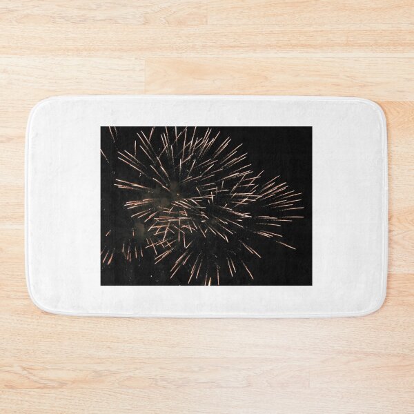 Item preview, Golden Fireworks Bursts Illuminate Night Sky During Festive Celebration and Holiday Firework Display designed and sold by Nmallia.