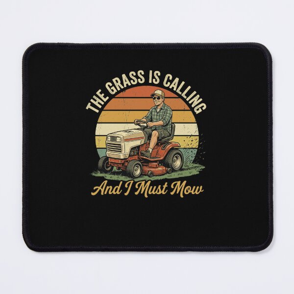 Item preview, The Grass Is Calling I Must Mow Lawn Mower designed and sold by snowry.