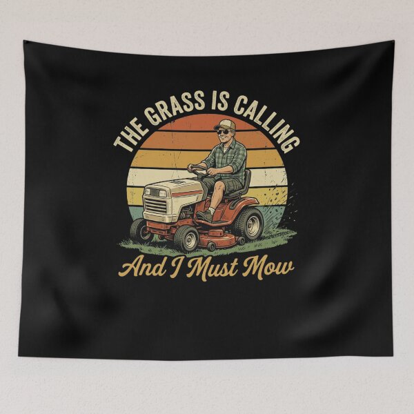 Item preview, The Grass Is Calling I Must Mow Lawn Mower designed and sold by snowry.