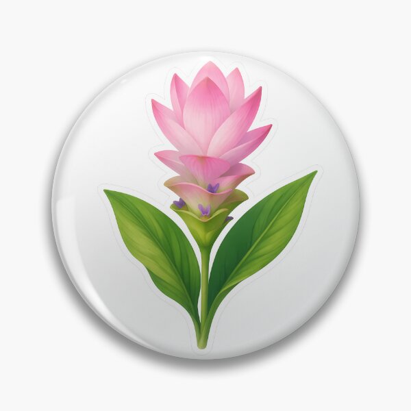 Item preview, Siam Tulip Sticker | Pink Botanical Tropical Flower Illustration | Siam Tulip Gift for Flower Lover designed and sold by Symbol Universe.