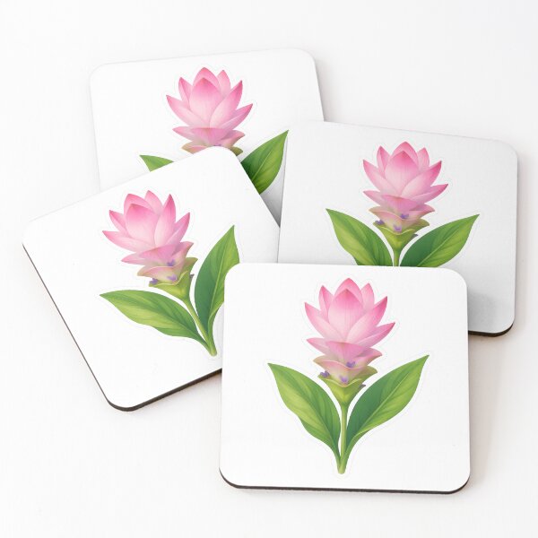 Item preview, Siam Tulip Sticker | Pink Botanical Tropical Flower Illustration | Siam Tulip Gift for Flower Lover designed and sold by Symbol Universe.