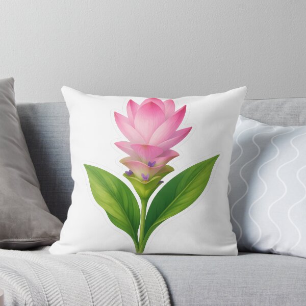 Item preview, Siam Tulip Sticker | Pink Botanical Tropical Flower Illustration | Siam Tulip Gift for Flower Lover designed and sold by Symbol Universe.
