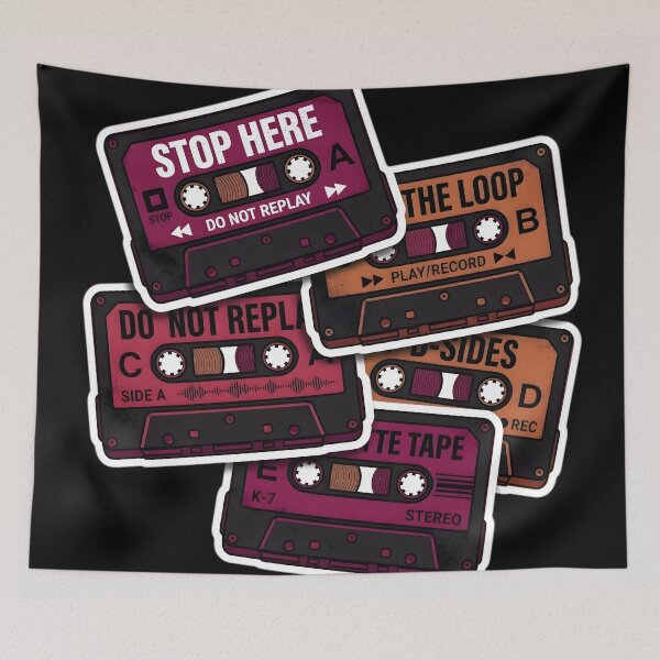 Item preview, Lofi Beats Crushed Decay designed and sold by ZETORA Studio.