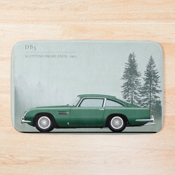 Item preview, British Grand Tourer · Scottish Highlands · 1963 | Classic Automotive Art Print designed and sold by BestVarieties.