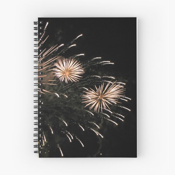 Item preview, Golden Fireworks Bursts Illuminate Night Sky During Festive Celebration and Holiday Firework Display designed and sold by Nmallia.