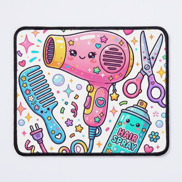 Item preview, Hair Stylist Tools in Kawaii Art Style designed and sold by Maria Dryfhout.