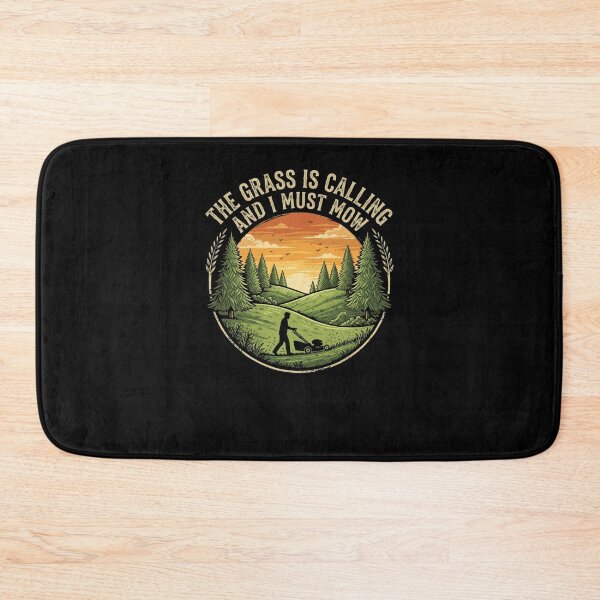Item preview, Lawn Mowing Duty Calls Gardener Vintage Design designed and sold by snowry.