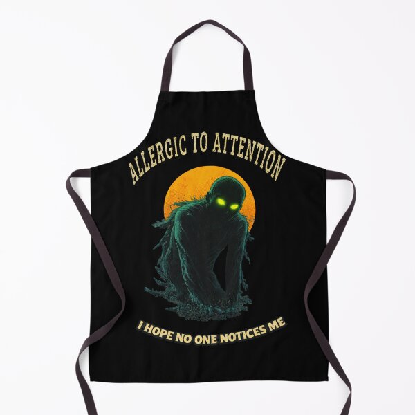 Item preview, Allergic to Attention Shadow Figure Shirt – Funny Introvert Anti Social Tee designed and sold by Mythic Ink Studio.