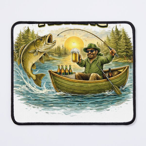 Item preview, Funny Fishing Shirt – Time For Fishing T-Shirt, Fisherman Gift for Dad, Lake Life Tee, Bass Fishing Lover Gift designed and sold by EpicLuck.