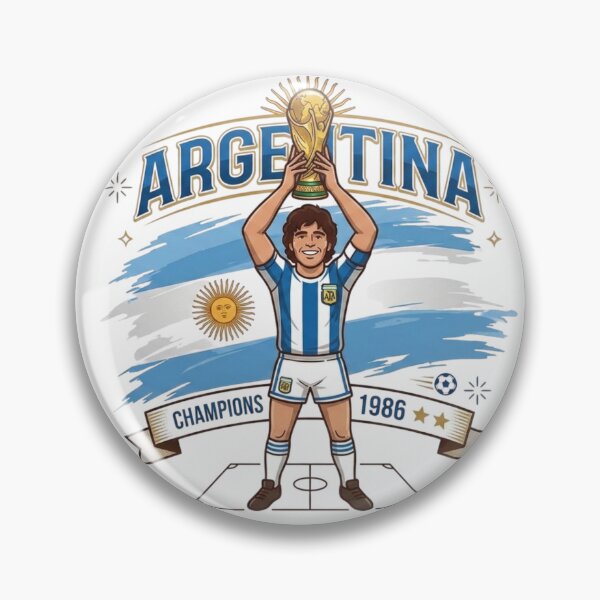 Item preview, Argentina Retro Champion - Classic 10 Legend Sun of May designed and sold by TicoInk.