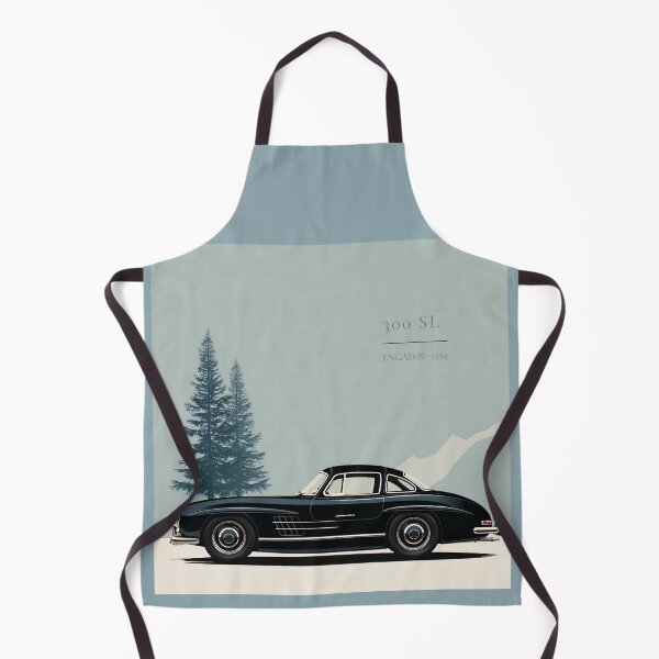 Item preview, German Sports Coupé · Engadin · 1954 | Classic Automotive Art Print designed and sold by BestVarieties.