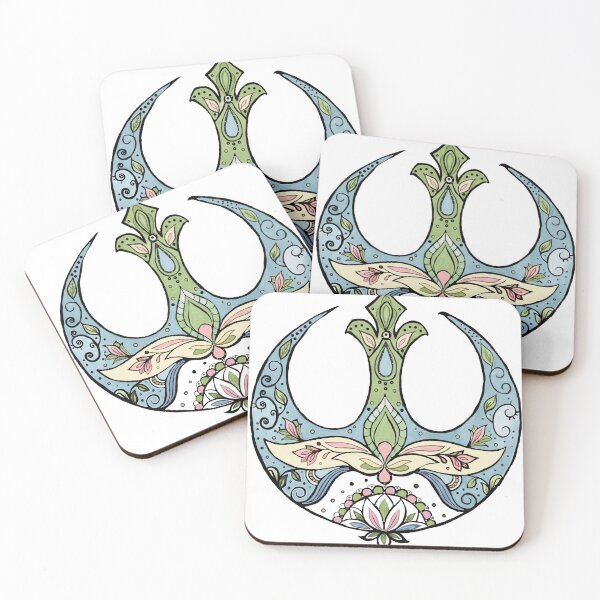 Item preview, Rebel Lotus — Ornamental Botanical Crescent Symbol | Hand Drawn Art Nouveau Illustration designed and sold by  Ojo de Lilith.