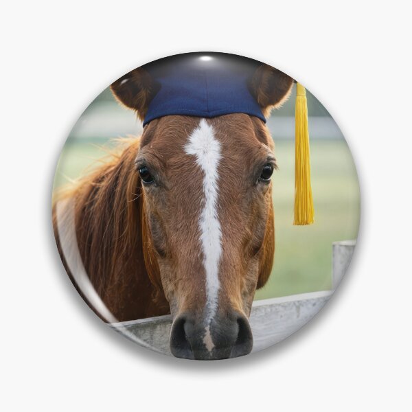 Item preview, Horse Wearing a Graduation Cap designed and sold by Maria Dryfhout.