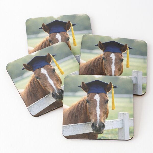 Item preview, Horse Wearing a Graduation Cap designed and sold by Maria Dryfhout.