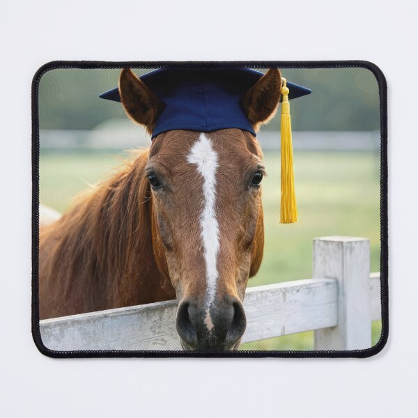 Item preview, Horse Wearing a Graduation Cap designed and sold by Maria Dryfhout.