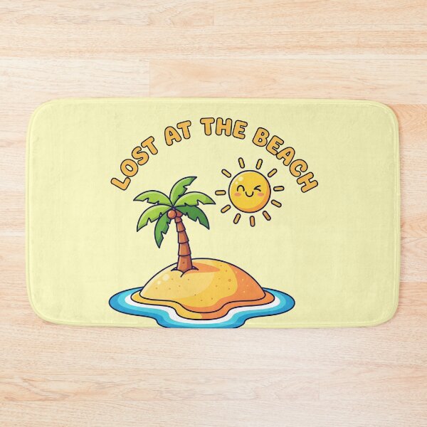 Item preview, Lost at the Beach – Cute Island Summer Vibes Design designed and sold by Sea Gem.