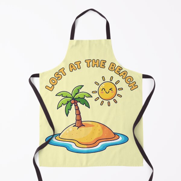 Item preview, Lost at the Beach – Cute Island Summer Vibes Design designed and sold by Sea Gem.