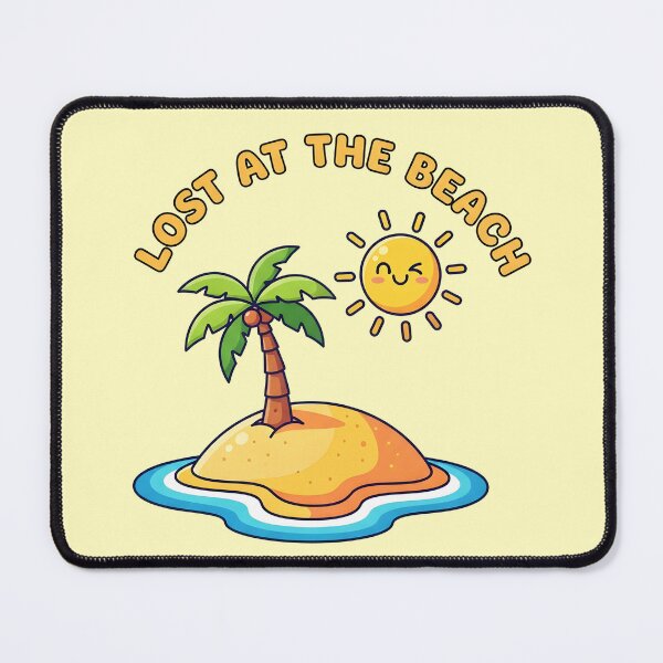 Item preview, Lost at the Beach – Cute Island Summer Vibes Design designed and sold by Sea Gem.