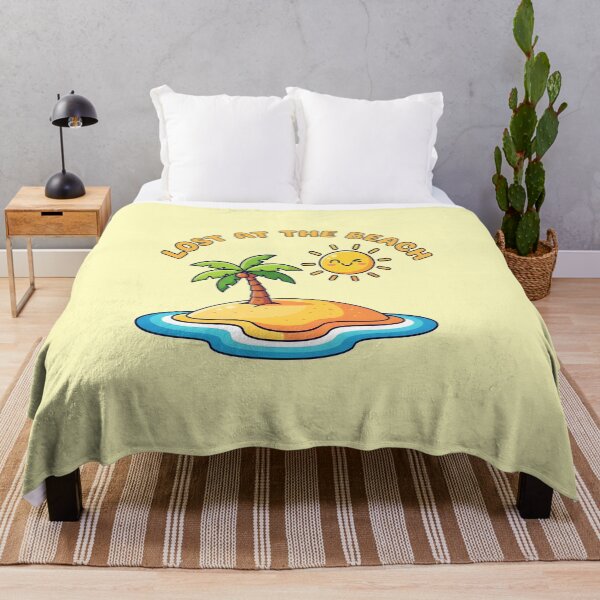 Item preview, Lost at the Beach – Cute Island Summer Vibes Design designed and sold by Sea Gem.