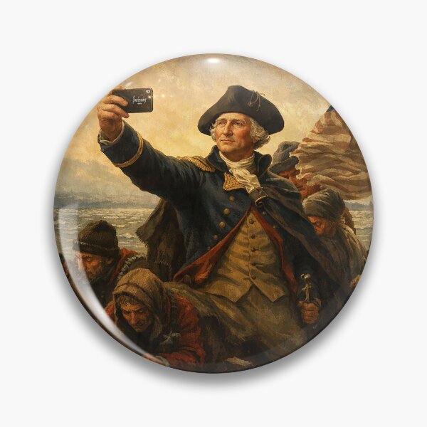 Item preview, Washington Influences the Delaware Selfie – Duck Face Influencer Parody Shirt designed and sold by DiamondSkyShirt.