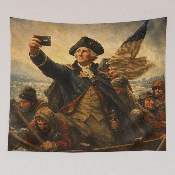 Item preview, Washington Influences the Delaware Selfie – Duck Face Influencer Parody Shirt designed and sold by DiamondSkyShirt.