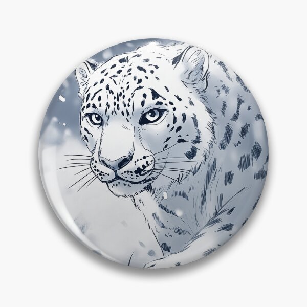 Item preview, Snow Leopard in Snowy Forest designed and sold by PetsArt.