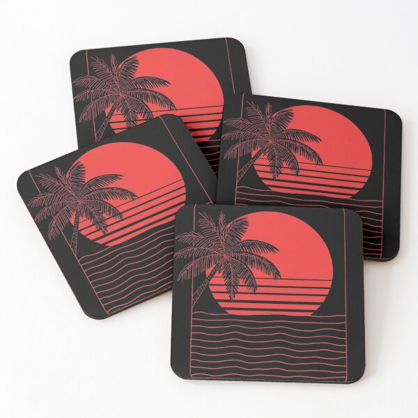 Item preview, Midnight Tropic - Retro Synthwave Palm Sunset designed and sold by PACS0011.