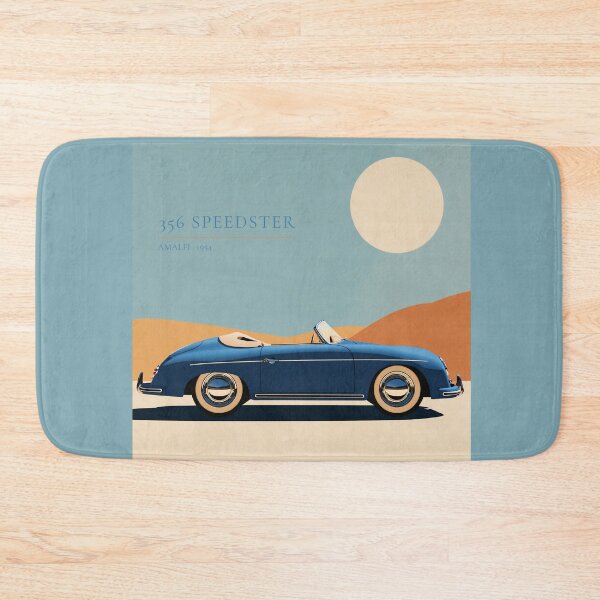 Item preview, German Roadster · Amalfi · 1954 | Classic Automotive Art Print designed and sold by BestVarieties.