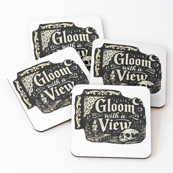 Item preview, Gloom with a View Gothic Skull  designed and sold by dragonmotor7.
