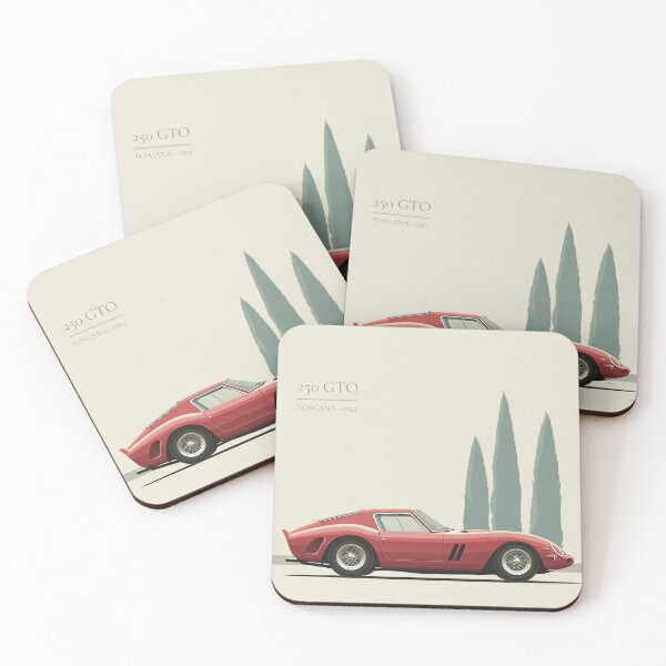 Item preview, Italian Racing Coupé · Toscana · 1962 | Classic Automotive Art Print designed and sold by BestVarieties.