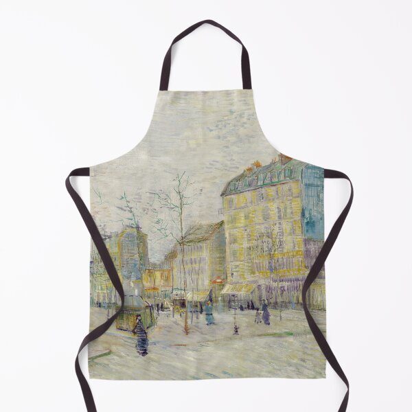Item preview, Boulevard De Clichy by Vincent van Gogh: Parisian Post Impressionist Cityscape designed and sold by artofuniverse.