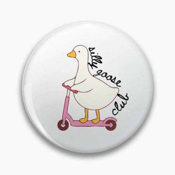 Item preview, Silly Goose Club Sticker designed and sold by The Pastel Pencil.