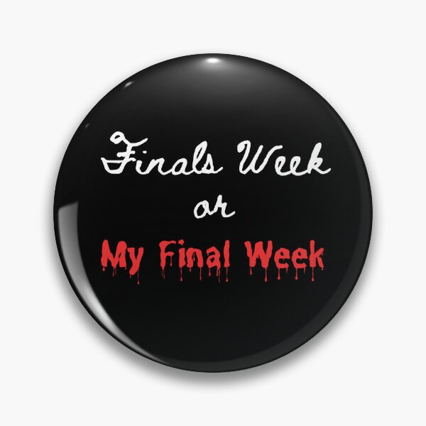 Item preview, Finals Week or My Final Week - Black designed and sold by yun-yuno.