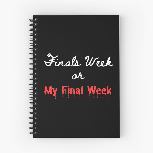 Item preview, Finals Week or My Final Week - Black designed and sold by yun-yuno.