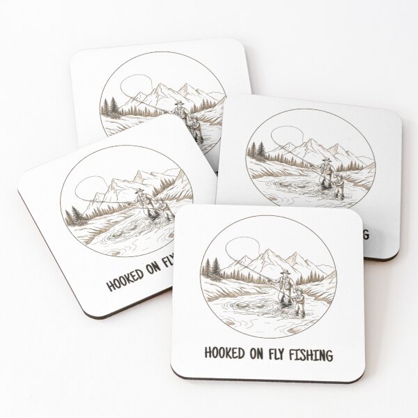 Item preview,  Hooked on fly fishing father and son designed and sold by Stefanrajzer.