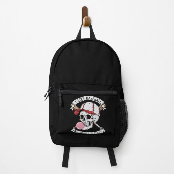 Item preview, I Like baseball and maybe 3 people Baseball Skull designed and sold by UniTeeCo.