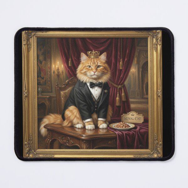 Item preview, Vintage orange cat King designed and sold by LionCubDesigns.