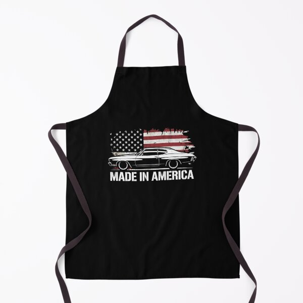 Item preview, Chevelle Made in America Patriotic Muscle Car Graphic Tee designed and sold by TheArtOfCar.