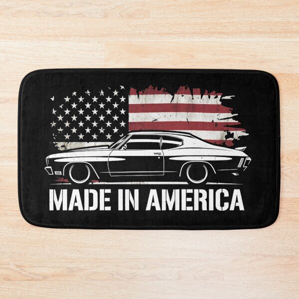 Item preview, Chevelle Made in America Patriotic Muscle Car Graphic Tee designed and sold by TheArtOfCar.