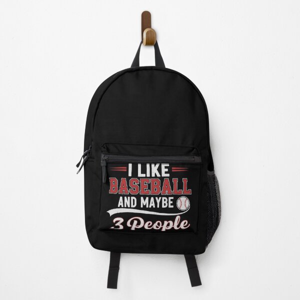 Item preview, I Like Baseball and maybe 3 People Baseball Typography designed and sold by UniTeeCo.