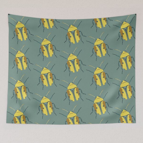 Item preview, Minimal Pattern Beetle Illustration designed and sold by Quiet Chaos.