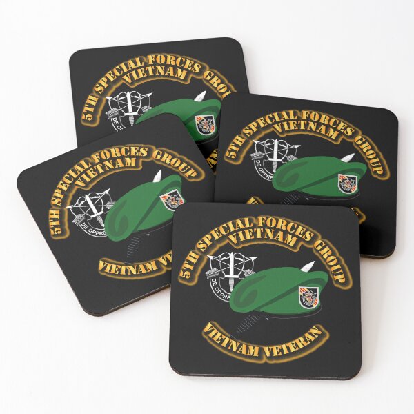 Item preview, SOF - 5th SFG VN - Beret Dagger DUI - V2 designed and sold by Military Insignia Products.