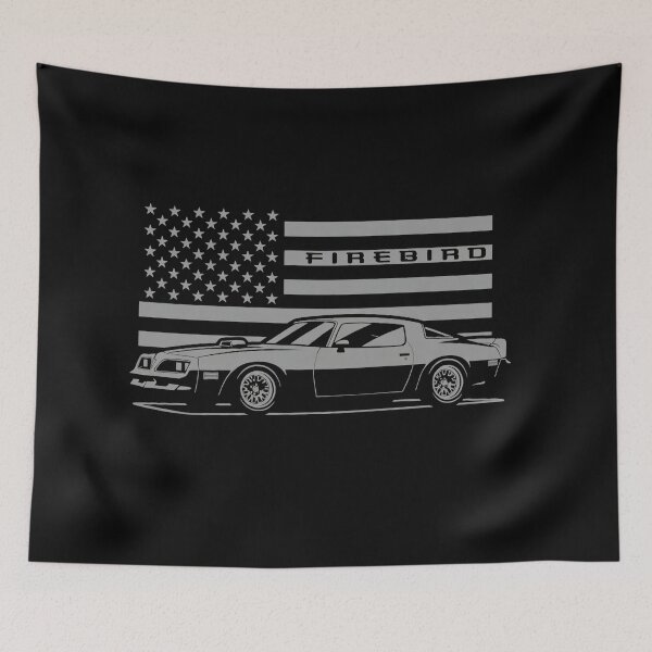 Item preview, 1977 Firebird Patriotic American Flag Muscle Car  designed and sold by TheArtOfCar.